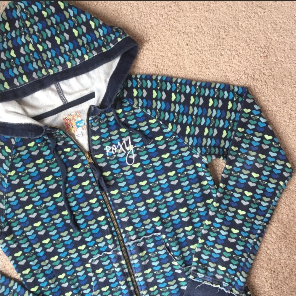 Roxy multicolored heart jacket
